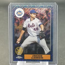 2022 TOPPS - SERIES TWO - SILVER PACK - BLUE MOJO REFRACTOR - J. DEGROM - #T8TC-49 - #'D/150