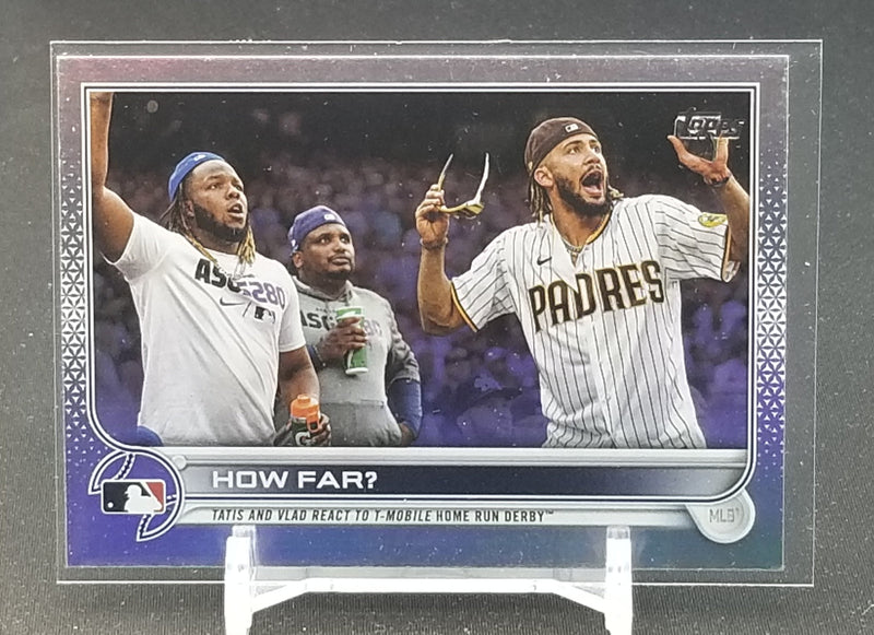 2022 TOPPS SERIES ONE - FOIL - HOW FAR? - F. TATIS / V. GUERRERO -