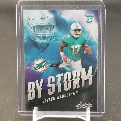 2021 PANINI ABSOLUTE - BY STORM - J. WADDLE - #BST-6 - RC