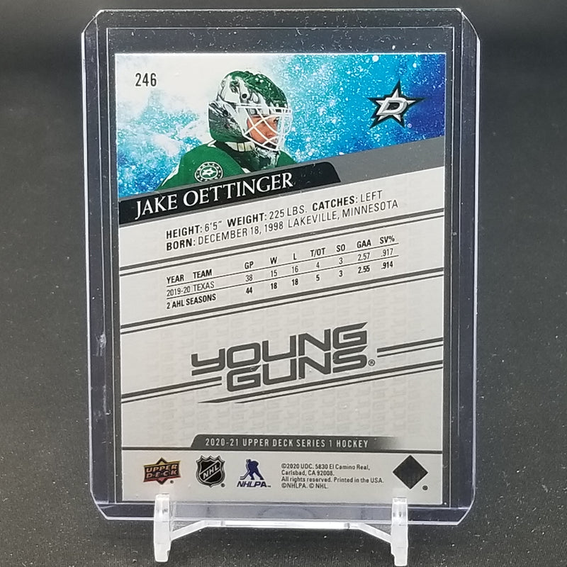 2020 UPPER DECK SERIES ONE - YOUNG GUNS - J. OETTINGER -