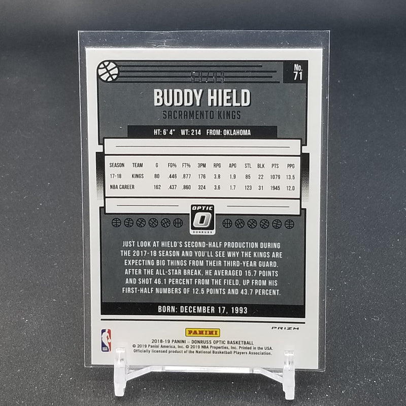 2018 PANINI DONRUSS OPTIC - RED PRIZM - B. HIELD - #71 - #'D/99