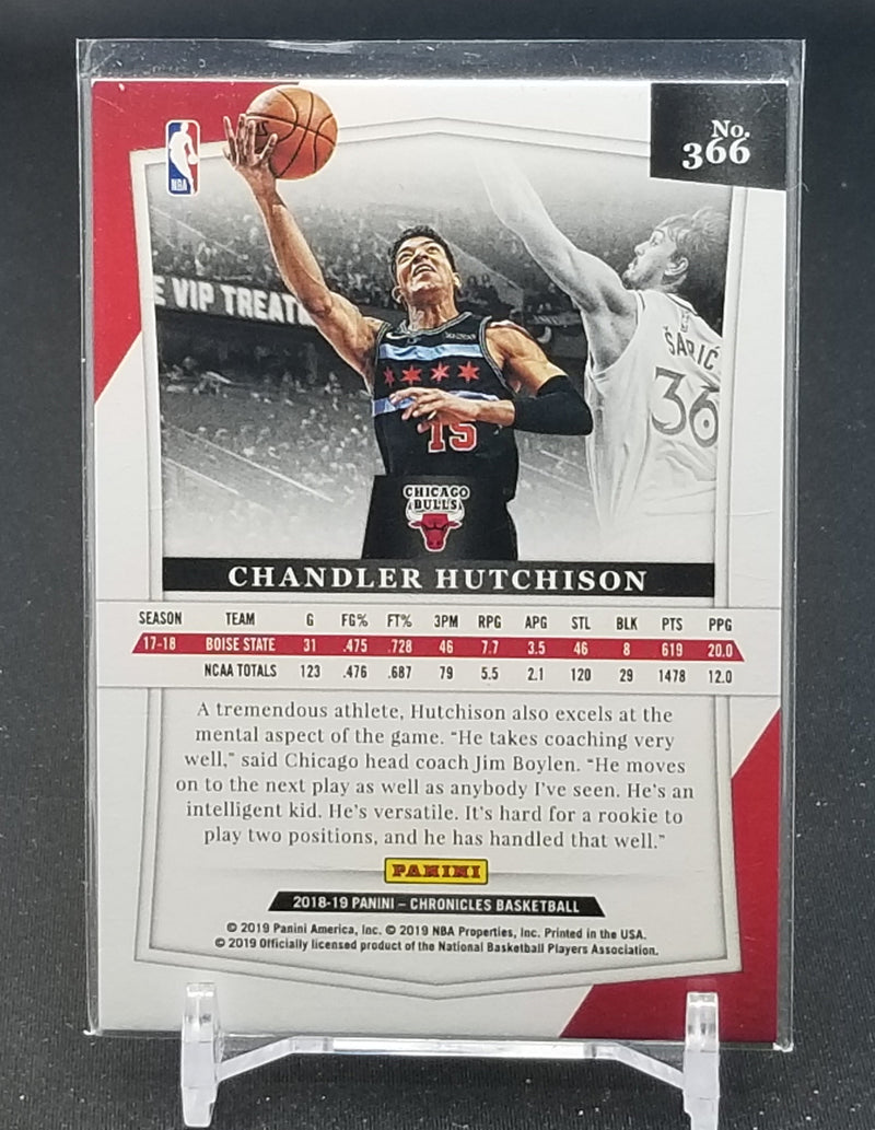 2018 PANINI CHRONICLES - MAJESTIC - C. HUTCHISON - #366 - #'D/249 - RC