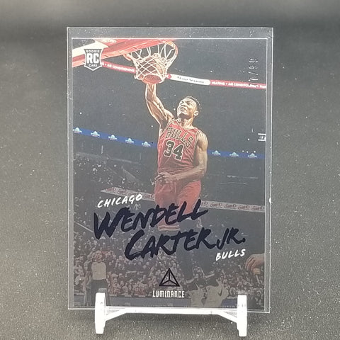 2018 PANINI CHRONICLES - LUMINANCE - BLUE - W. CARTER JR. - #154 - #'D/99 - RC