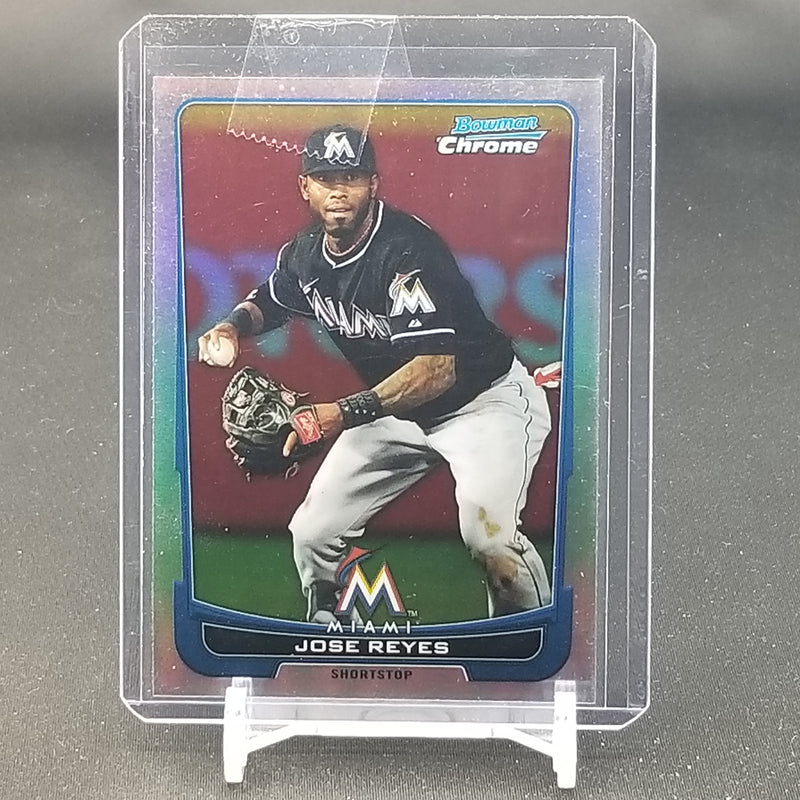 2012 TOPPS BOWMAN CHROME - REFRACTOR - J. REYES -