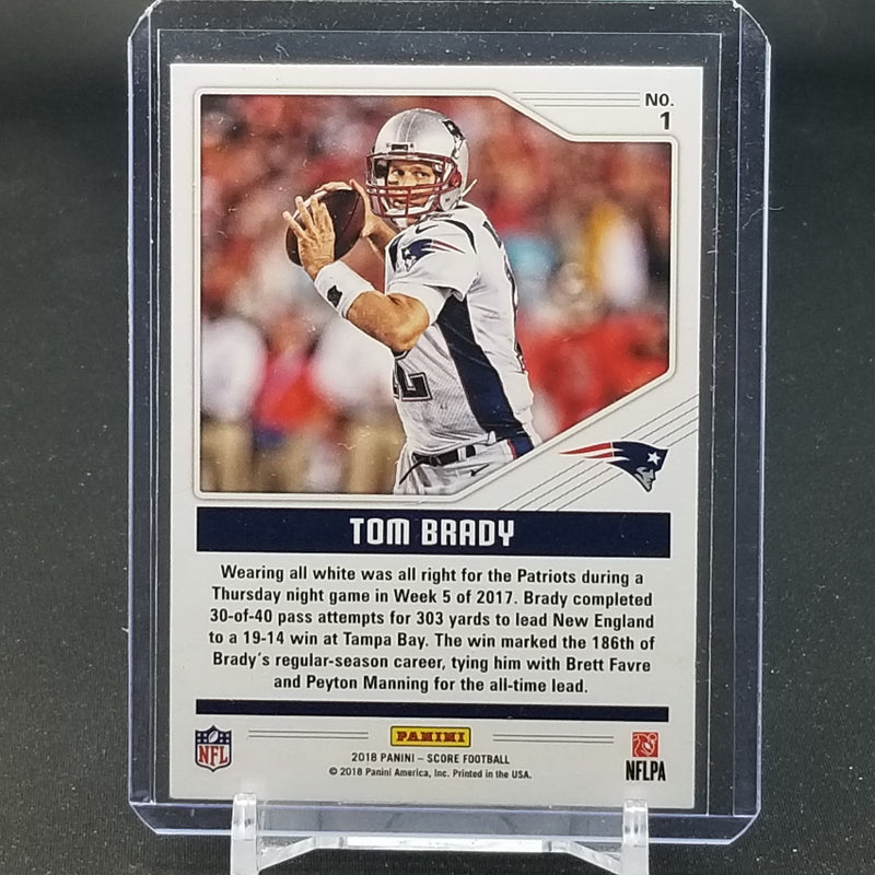 2018 PANINI SCORE - COLOR RUSH - T. BRADY -
