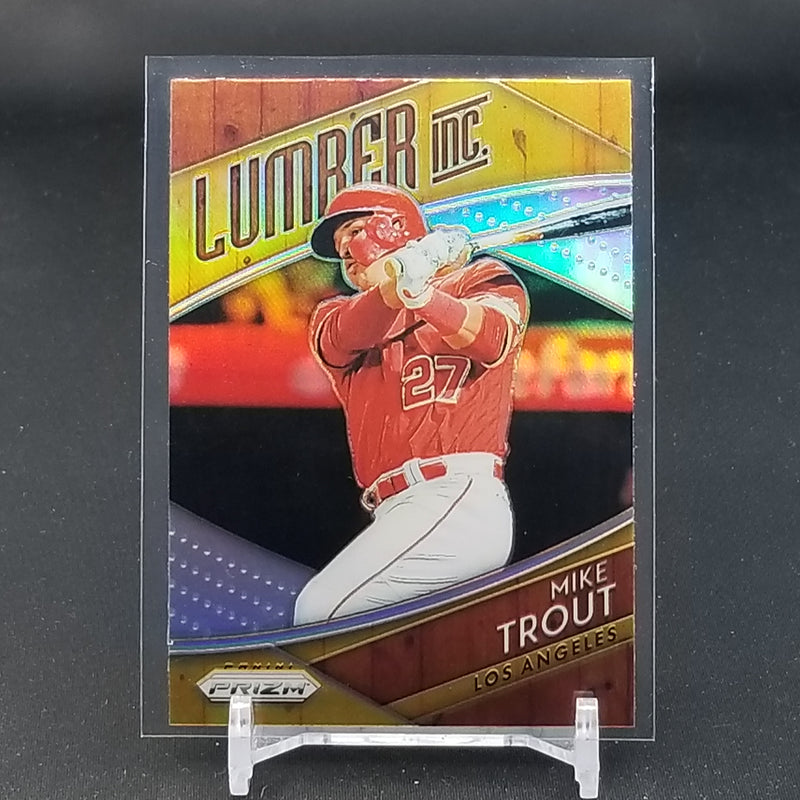 2019 PANINI PRIZM - SILVER PRIZM - LUMBER INC - M. TROUT -