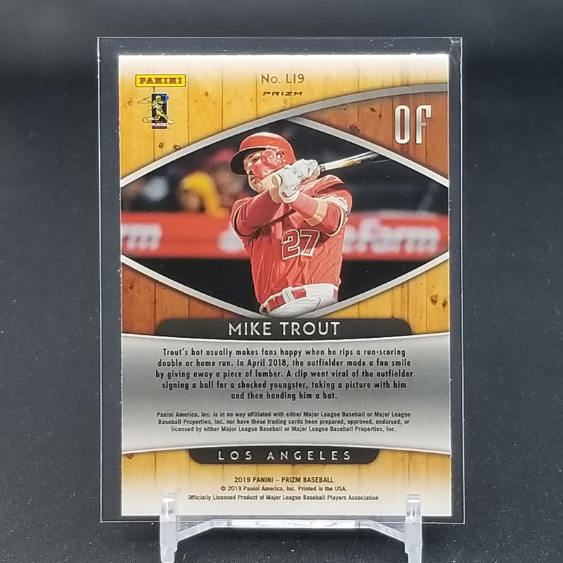 2019 PANINI PRIZM - SILVER PRIZM - LUMBER INC - M. TROUT -