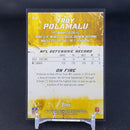 2015 TOPPS FIRE - T. POLAMALU -