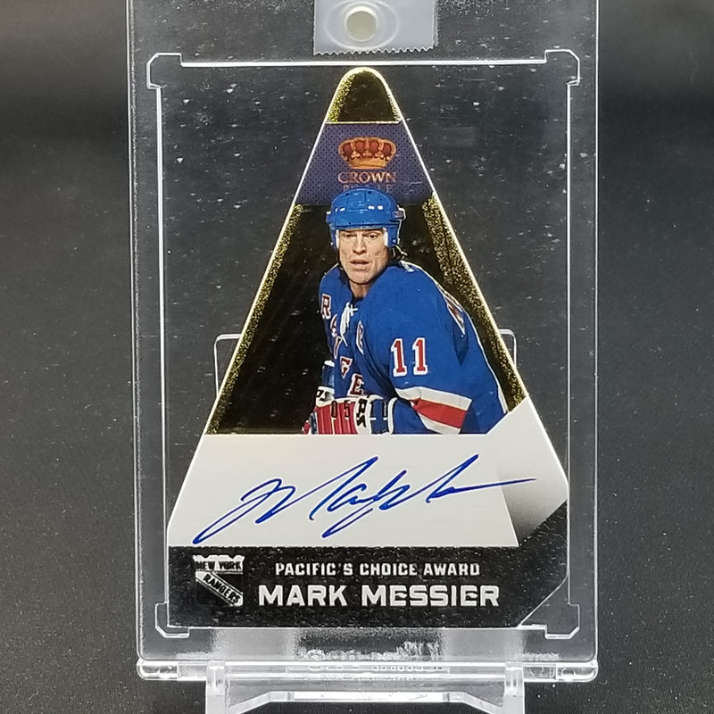 2013 PANINI CROWN ROYALE - PACIFIC'S CHOICE AWARD - M. MESSIER - #PC-MM - #'D/10 - AUTOGRAPH