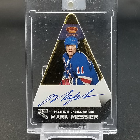 2013 PANINI CROWN ROYALE - PACIFIC'S CHOICE AWARD - M. MESSIER - #PC-MM - #'D/10 - AUTOGRAPH