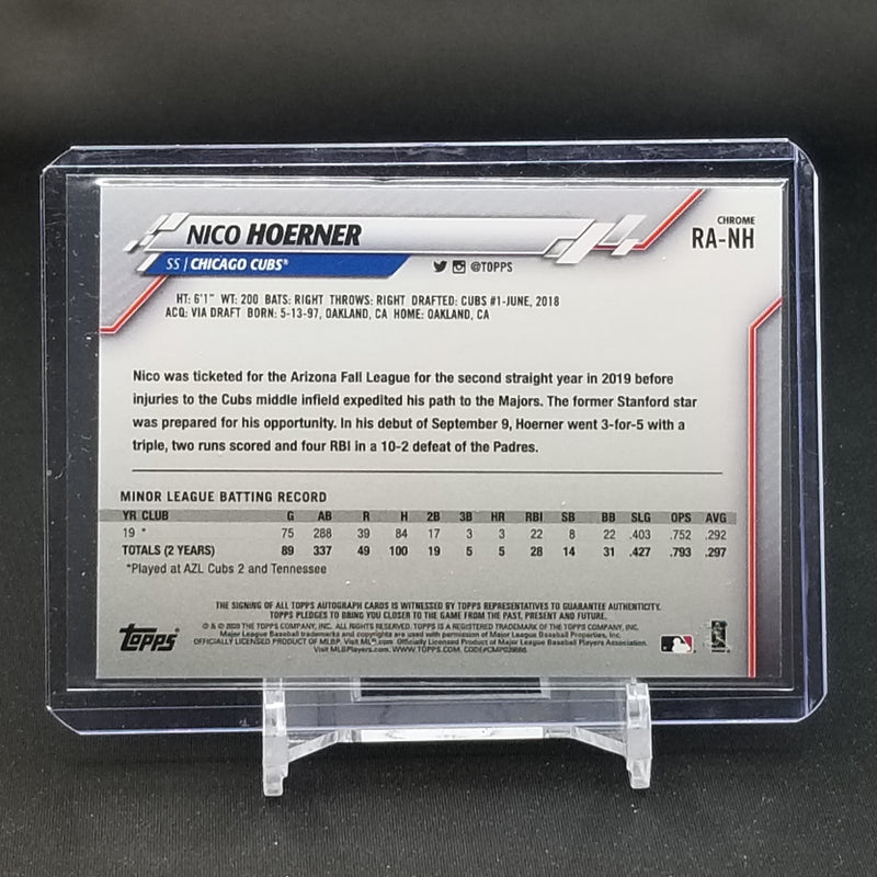 2020 TOPPS CHROME - N. HOERNER -