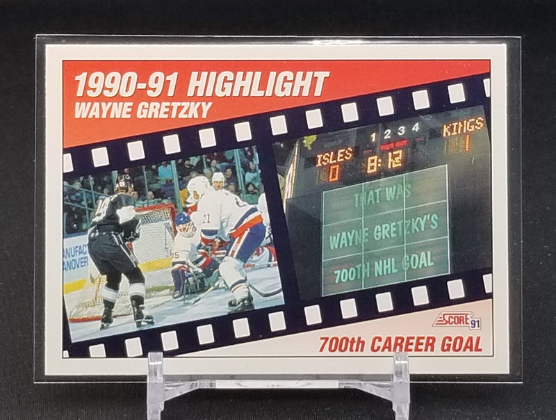 1991 SCORE - HIGHLIGHT - W. GRETZKY -