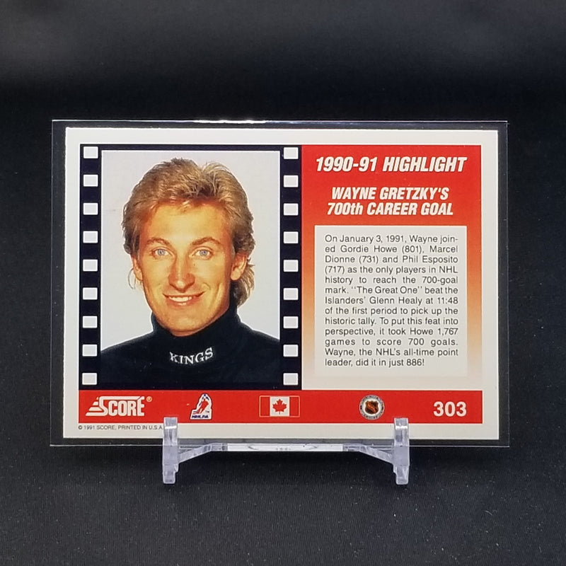 1991 SCORE - HIGHLIGHT - W. GRETZKY -