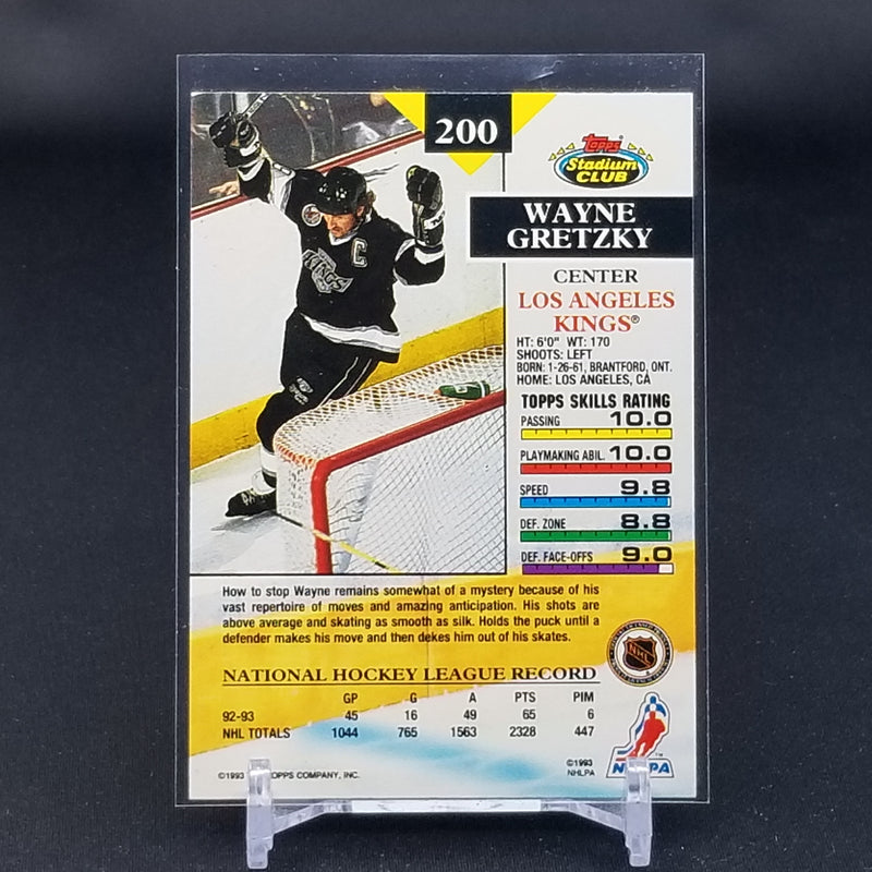 1993 TOPPS STADIUM CLUB - W. GRETZKY -