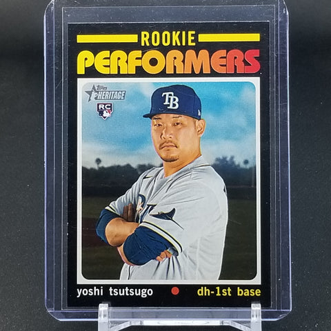 2020 TOPPS HERITAGE - ROOKIE PERFORMERS - Y. TSUTSUGO - #RP-7