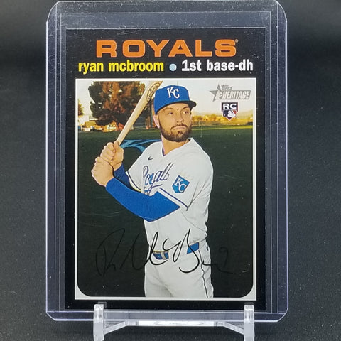 2020 TOPPS HERITAGE - R. MCBROOM - #596 - RC