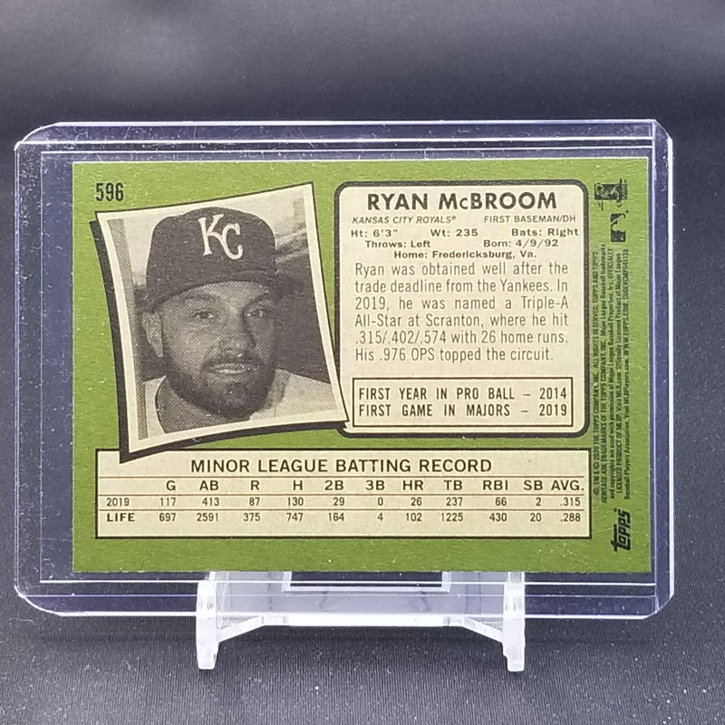 2020 TOPPS HERITAGE - R. MCBROOM -