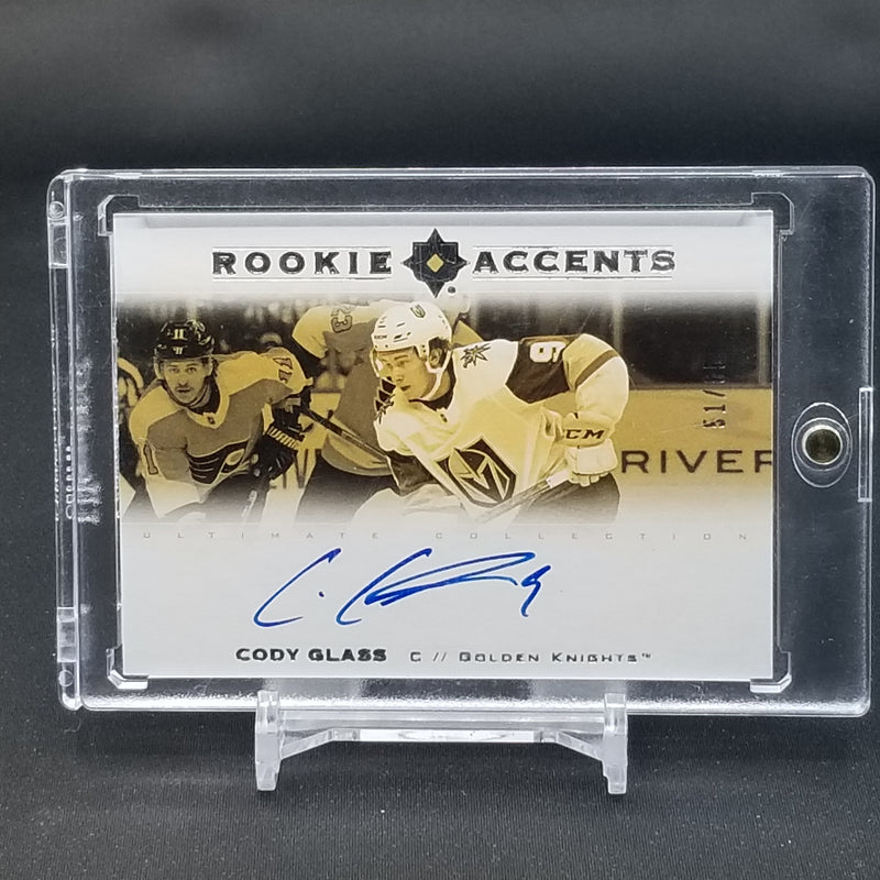 2019 UPPER DECK ULTIMATE COLLECTION - ROOKIE ACCENTS - C. GLADD - #RA-CG - #'D/65 - AUTOGRAPH - RC