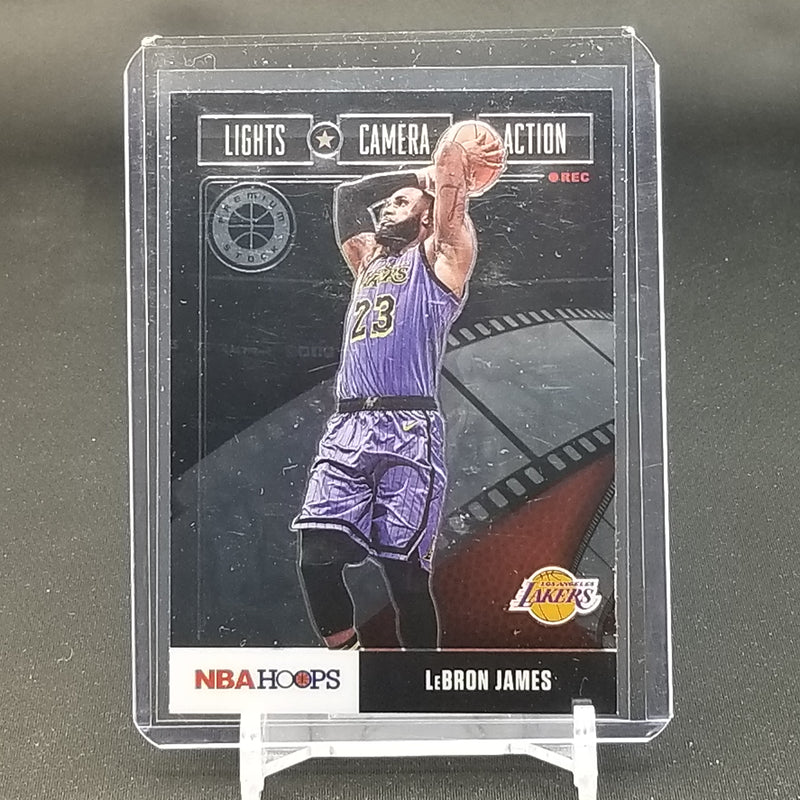 2019 PANINI PREMIUM STOCK - LIGHTS CAMERA ACTION - L. JAMES -