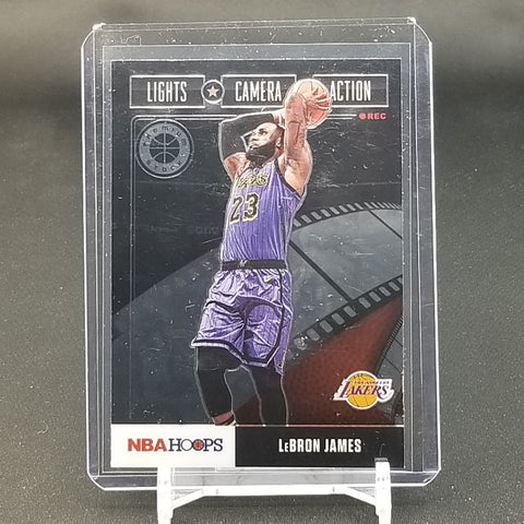 2019 PANINI PREMIUM STOCK - LIGHTS CAMERA ACTION - L. JAMES - #20