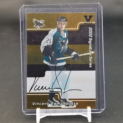 2002 IN THE GAME VAULT - SIGNATURE SERIES - V. DAMPHOUSSE - #195 - AUTOGRAPH