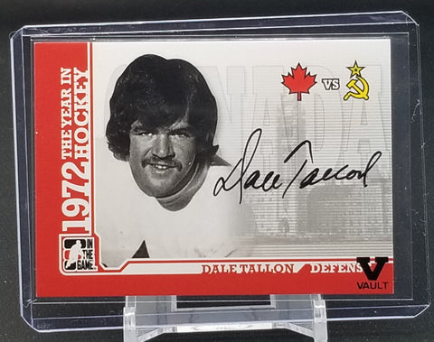 2009 IN THE GAME VAULT - D. TALLON - #A-DT - AUTOGRAPH