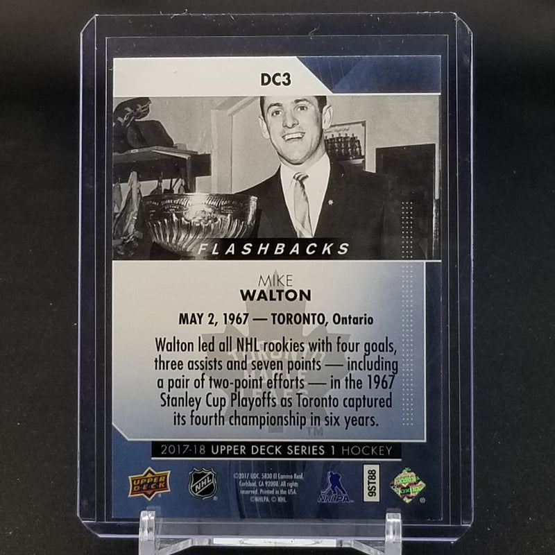 2017 UPPER DECK SERIES ONE - FLASHBACKS - DAY WITH THE CUP - M. WALTON -