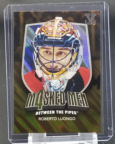 2011 IN THE GAME VAULT - MASKED MEN - BETWEEN THE PIPES - R. LUONGO - #MM-28 - #'D/5