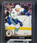 2017 UPPER DECK SERIES ONE - UD MIDNIGHT - B. SUTER - #179 - #'D/25