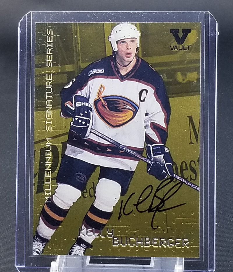 1999 IN THE GAME VAULT - GOLD - MILLENIUM SIGNATURE SERIES - K. BUCHBERGER -