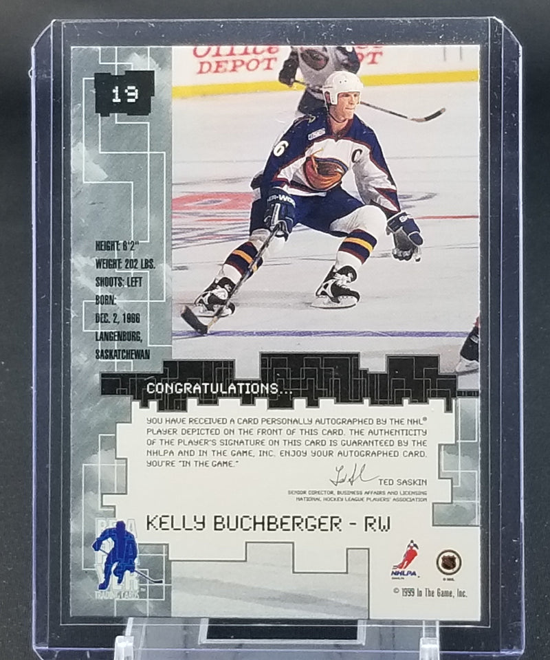 1999 IN THE GAME VAULT - GOLD - MILLENIUM SIGNATURE SERIES - K. BUCHBERGER -