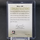 2008 IN THE GAME - BETWEEN THE PIPES - V. TOSKALA - #GUJ-38 - #'D/1 - RELIC - AUTOGRAPH