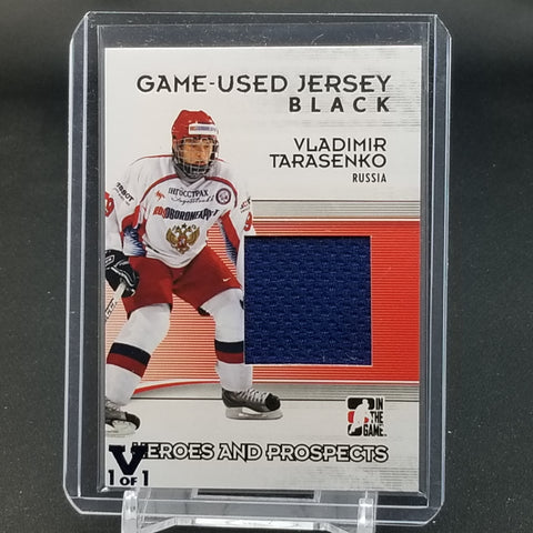 2009 IN THE GAME - HEROES AND PROSPECTS - V. TARASENKO - #M-51 - #'D/1 - RELIC