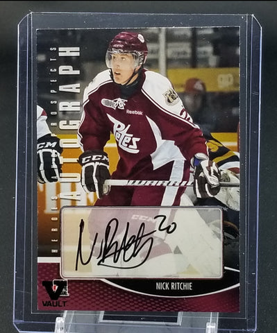 2012 IN THE GAME VAULT - N. RITCHIE - #A-NR - AUTOGRAPH
