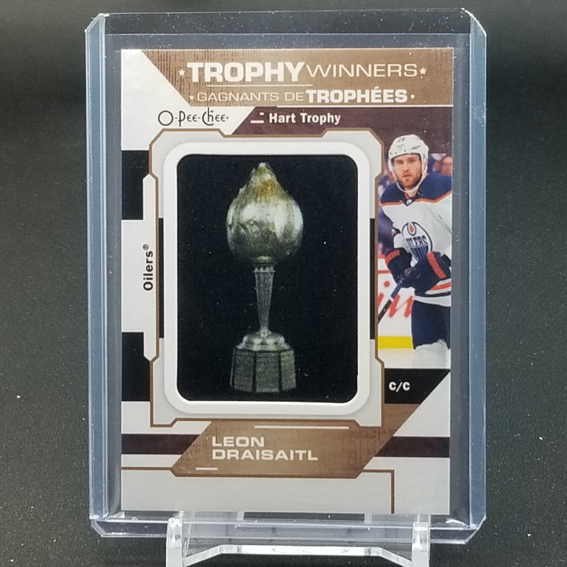 2021 UPPER DECK O-PEE-CHEE - TROPHY WINNERS - HART TROPHY - L. DRAISAITL -