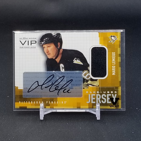 2003 IN THE GAME USED - VIP - M. LEMIEUX - #ML-A - AUTOGRAPH - RELIC