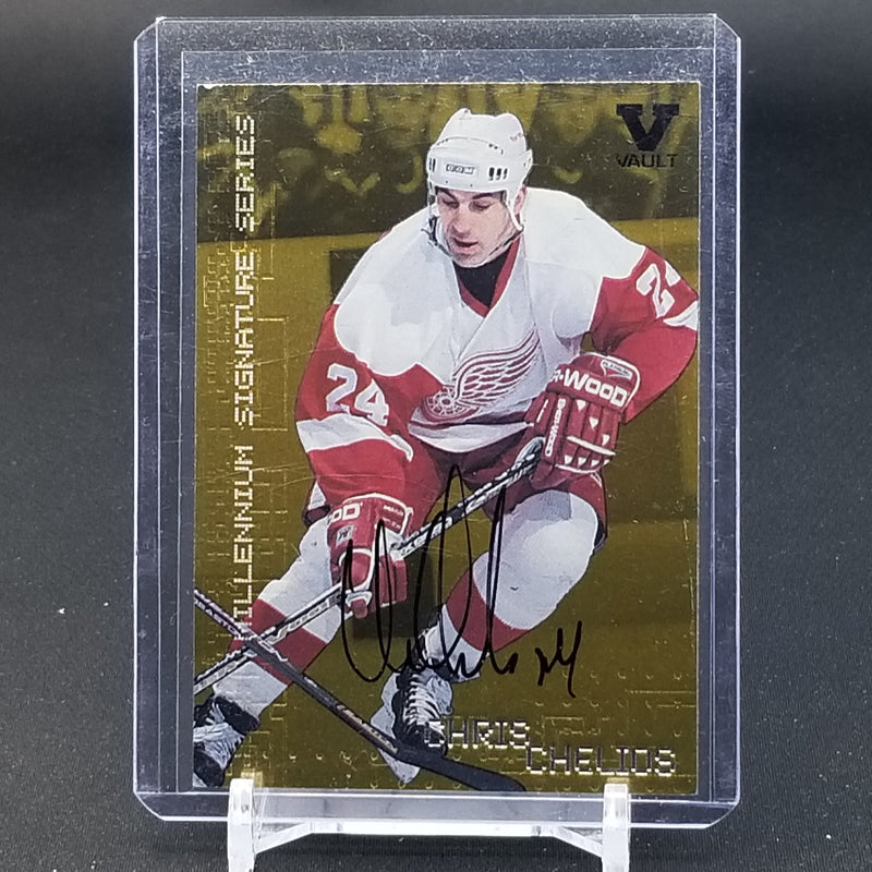 1999 IN THE GAME - MILLENIUM SIGNATURE SERIES - GOLD - C. CHELIOS -