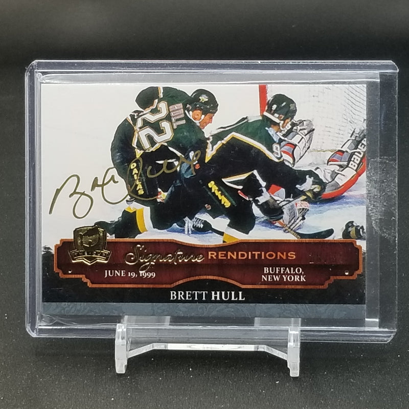 2013 UPPER DECK THE CUP - SIGNATURE RENDITIONS - B. HULL - #SR-HU - #'D/35 - AUTOGRAPH