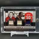 2016 LEAF IN THE GAME-USED - TRIPLE GAME-USED MEMORABILIA - T. ESPOSITO / G.  HALL / C. CRAWFORD - #GT-02 - #'D/45 - TRIPLE RELIC