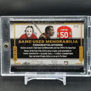 2016 LEAF IN THE GAME-USED - TRIPLE GAME-USED MEMORABILIA - T. ESPOSITO / G.  HALL / C. CRAWFORD - #GT-02 - #'D/45 - TRIPLE RELIC