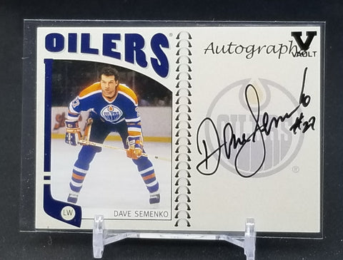 2005 IN THE GAME VAULT - D. SEMENKO - #A-DSE - AUTOGRAPH