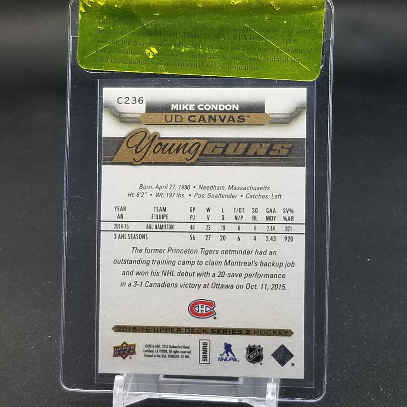 2015 UPPER DECK SERIES TWO - UD CANVAS - YOUNG GUNS - M. CONDON -