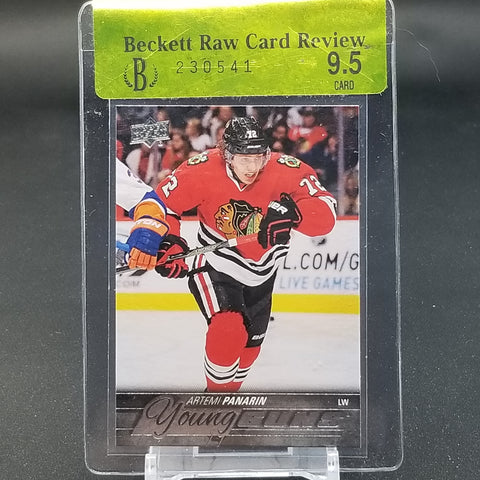 2015 UPPER DECK SERIES ONE - YOUNG GUNS - A. PANARIN - #221 - RC - BGS RAW GRADE 9.5