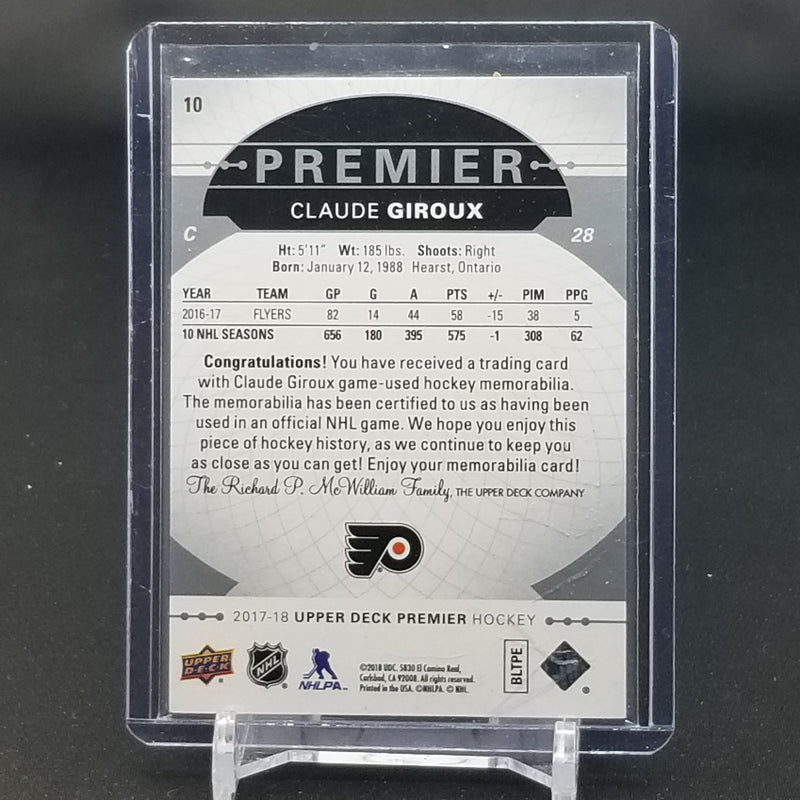 2017 UPPER DECK PREMIER - C. GIROUX -