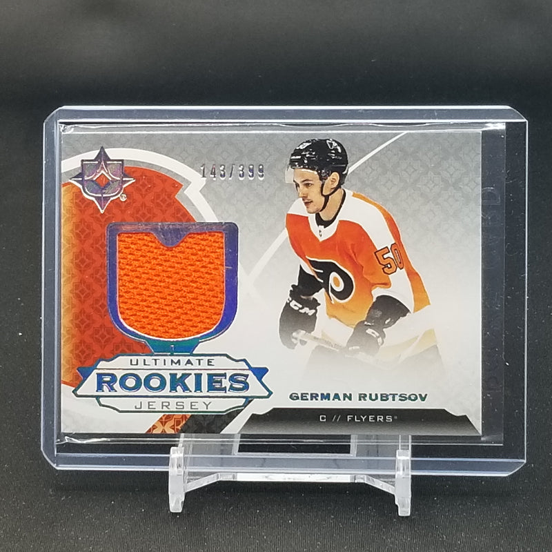 2019 UPPER DECK ULTIMATE COLLECTION - ULTIMATE ROOKIES - G. RUBTSOV - #114 - #'D/399 - RELIC - RC