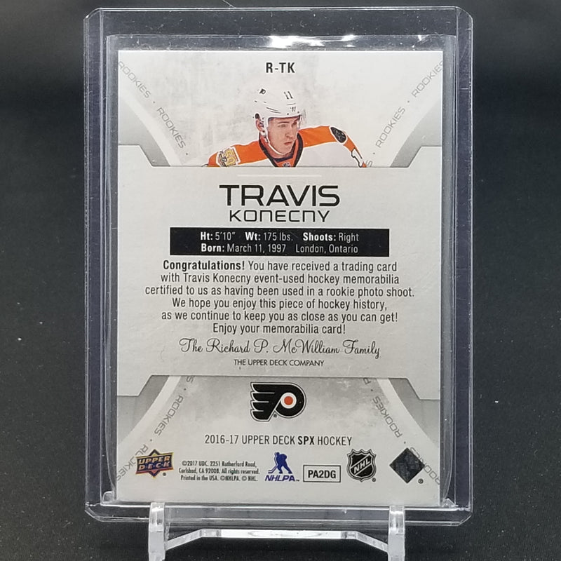 2016 UPPER DECK SPX - T. KOPNECNY - #R-TK - #'D/225 - RELIC