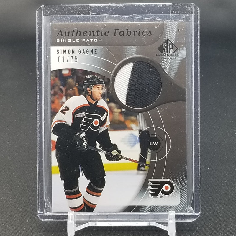2006 UPPER DECK SP GAME USED - AUTHENTIC FABRICS - S. GAGNE - #AF-SG - #'D/75 - RELIC