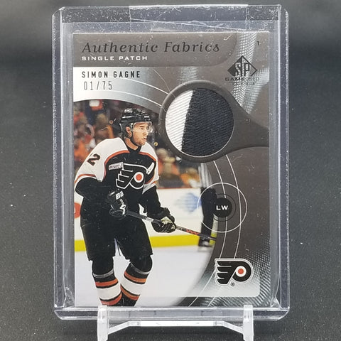 2005 UPPER DECK SP GAME USED - AUTHENTIC FABRICS - S. GAGNE - #AF-SG - #'D/75 - RELIC