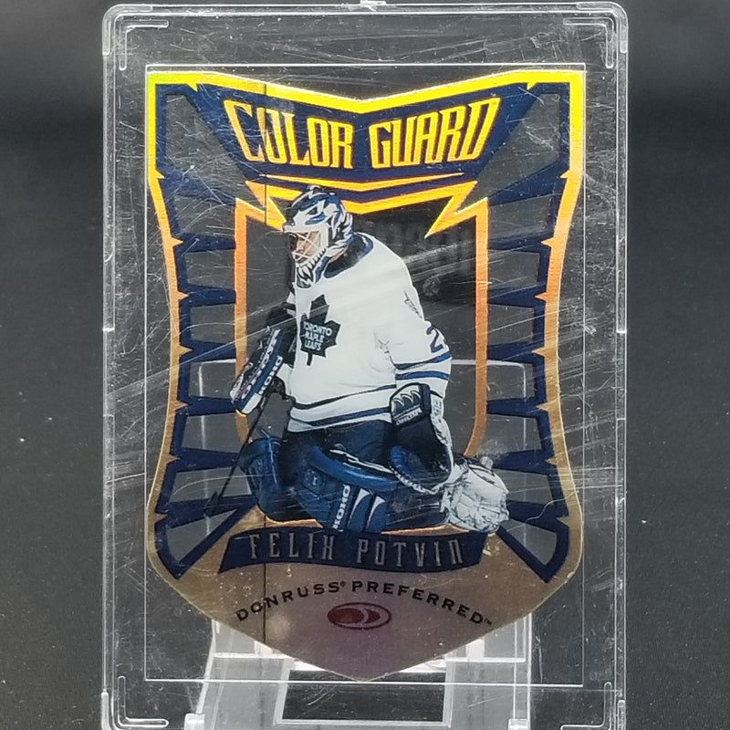 1998 DONRUSS PREFERRED - COLOR GUARD - F. POTVIN - #5 - #'D/1600 (SAMPLE GUARD)
