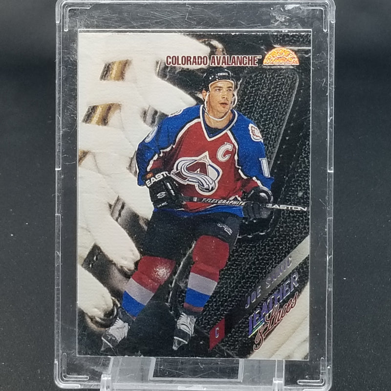 1996 LEAF DONRUSS - LEATHER & LACES - J. SAKIC - #1 - #'D/5000 (SAMPLE CARD)